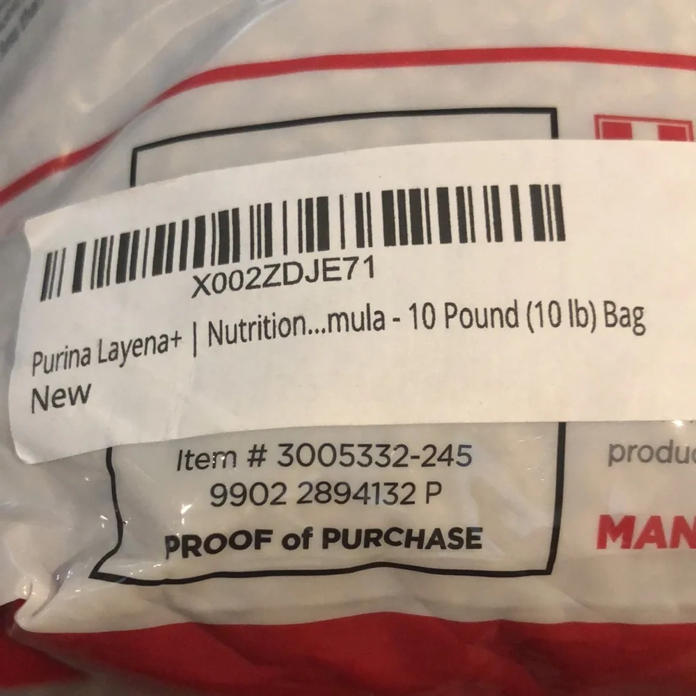 NWT PURINA LAYENA+ Omega3 Layer Pellets Optimum nutrition poultry feed New